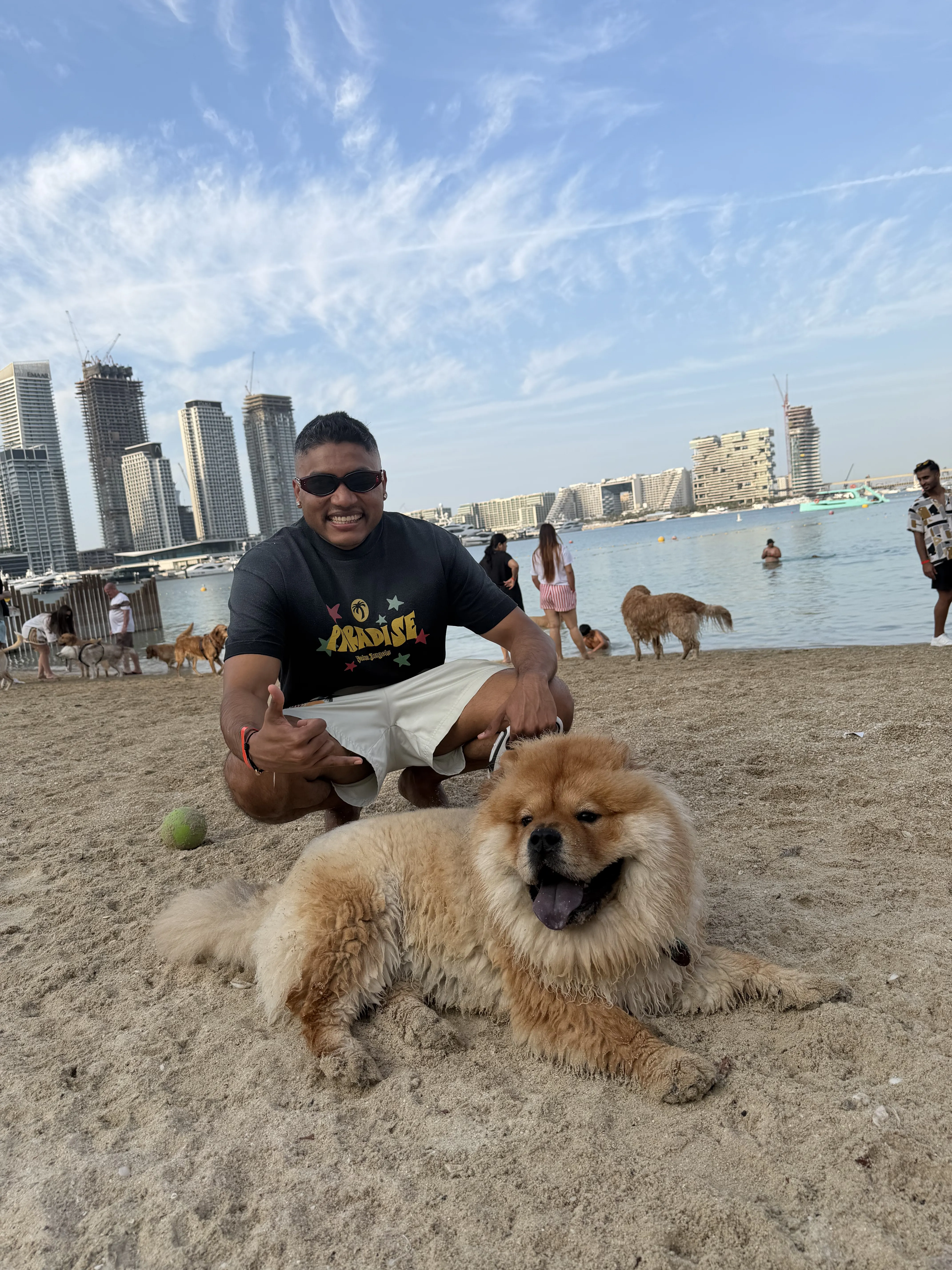 Zoey’s Big Day Out: Her First Dog Festival & First Time at the Beach! 🐾🌊