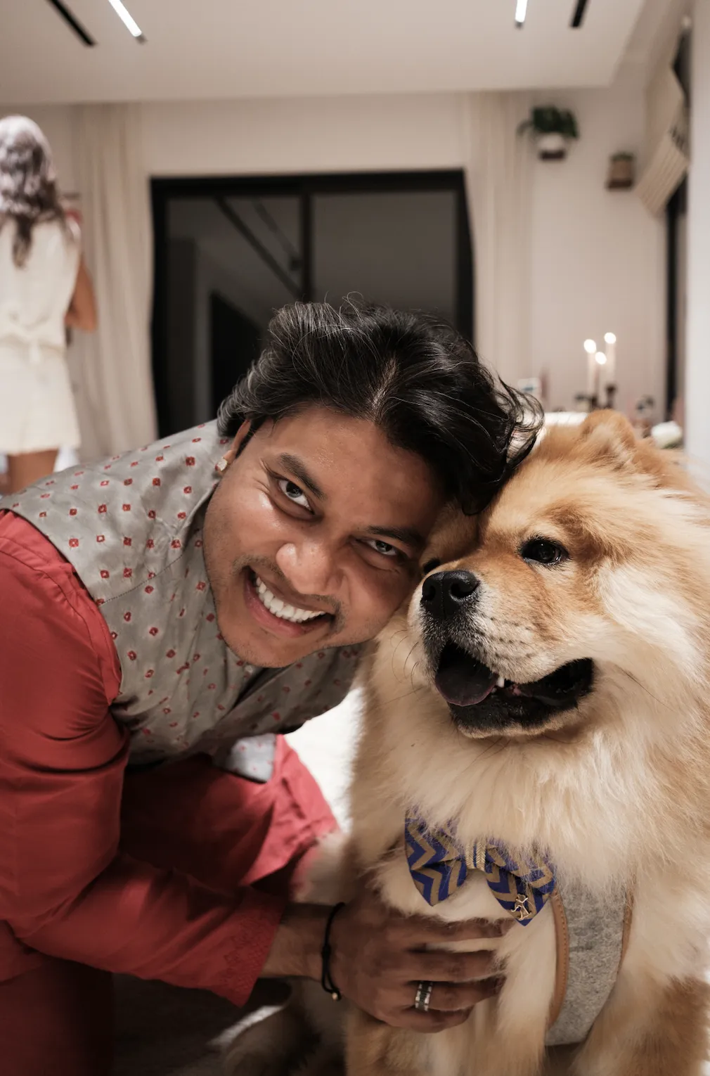 Ganpati With Zoey: How We Celebrated With Our Chow Chow 🐾🙏