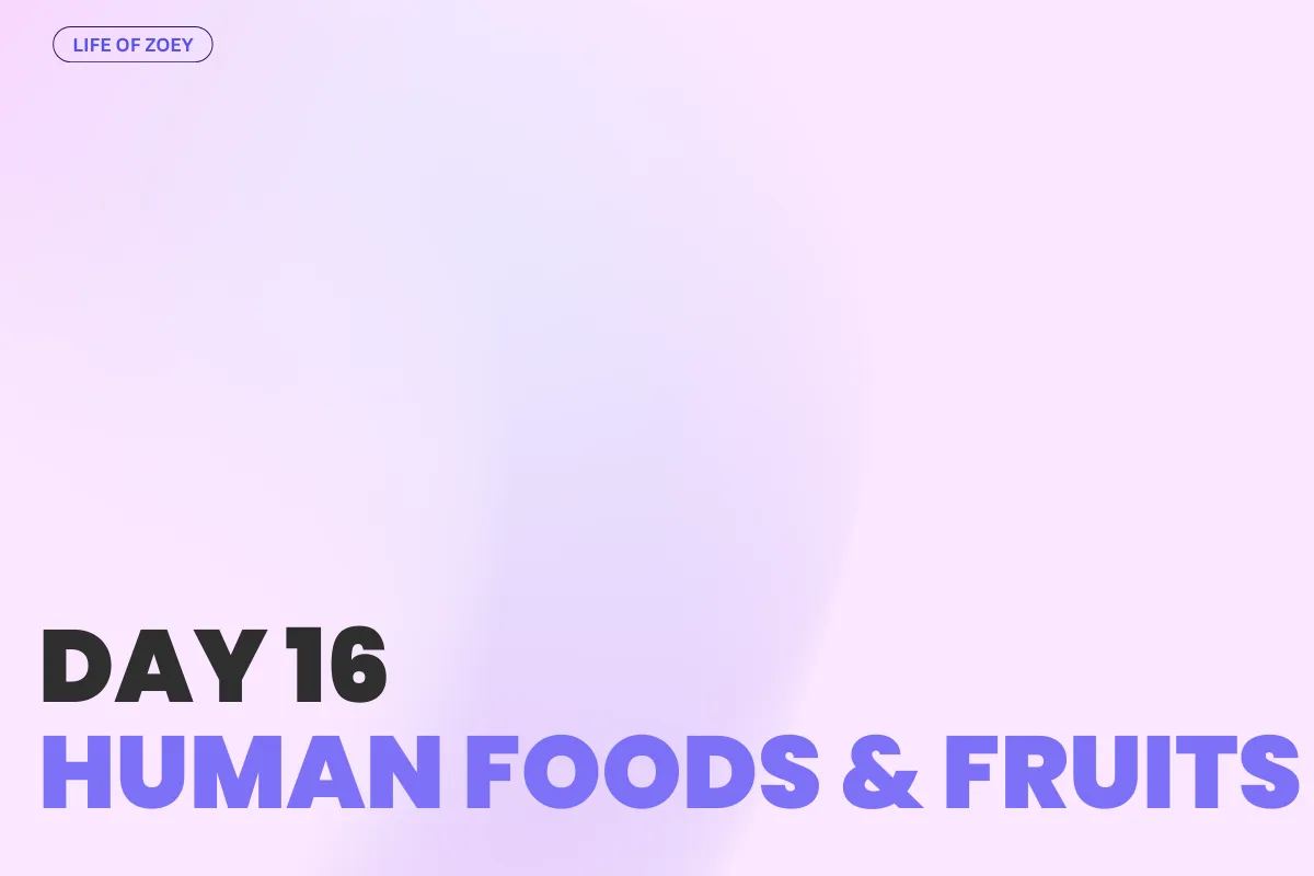 DAY 16 - Human Foods & Fruits You Can Safely Give Your Chow Chow (Like Zoey!) – But Only Occasionally